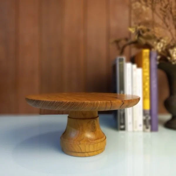 Handcrafted Teak Wood Stand - Image 4