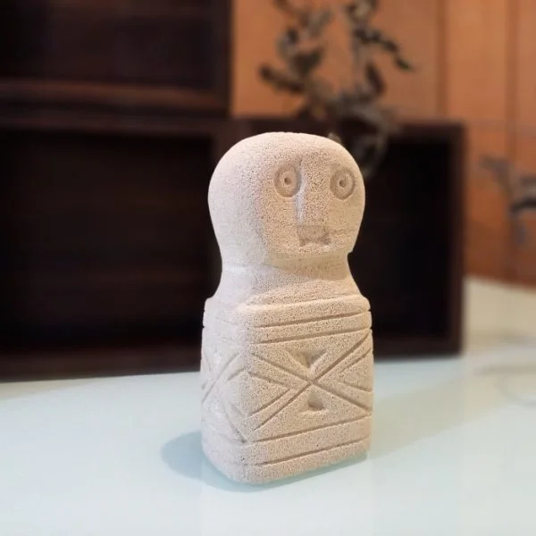 Hand-Carved Sumba Tribal Stone Statue